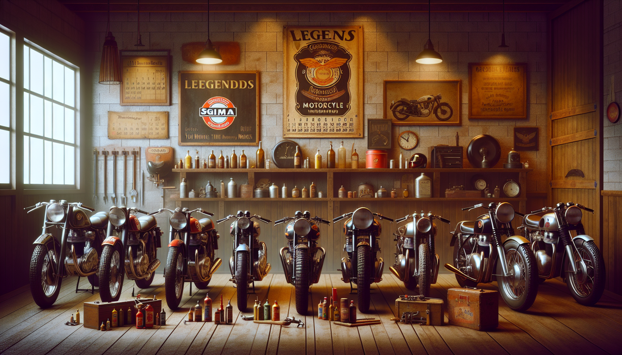 alt_text: "Cover art featuring classic and notorious motorcycles from history, spotlighting legends and letdowns."