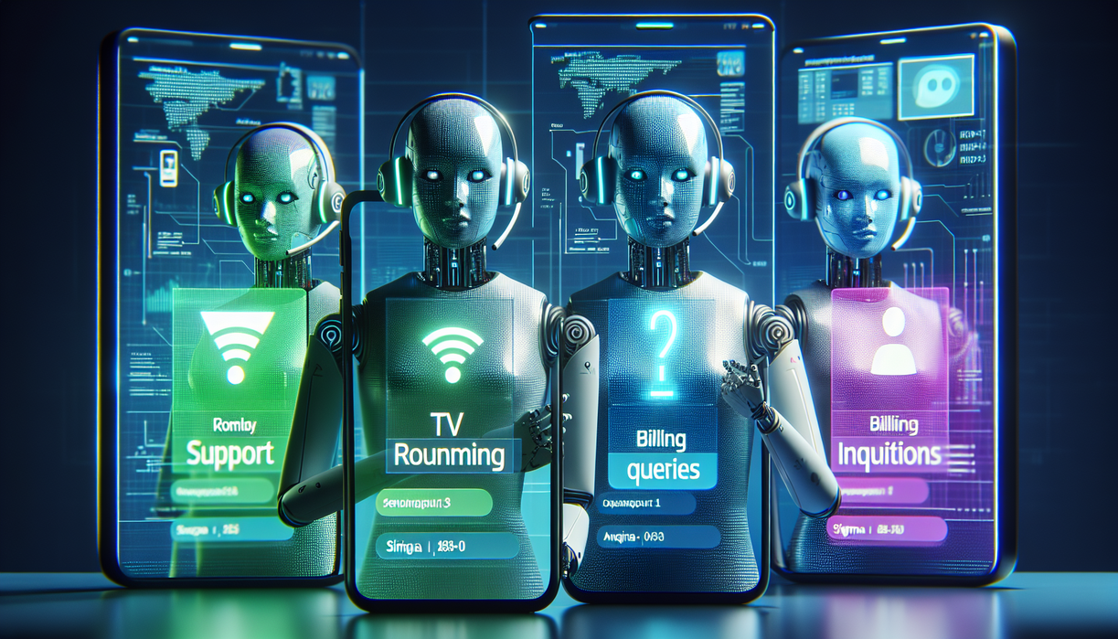alt_text: "AI chatbot efficiently resolving customer queries autonomously."